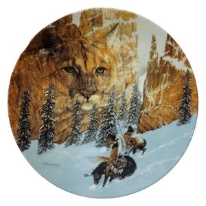 Vtg 1st Ed. CANYON OF THE CAT Julie Kramer Cole Bradford Exchange Plate #16235H